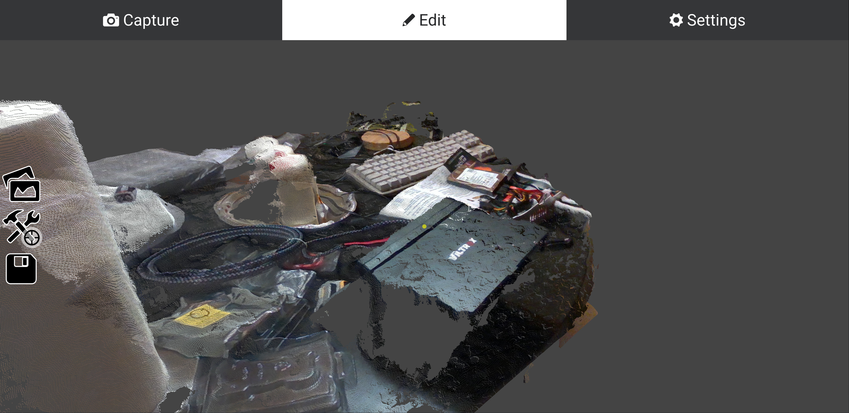 Edit table mess close look